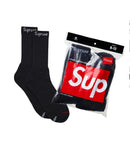 Supreme / Hanes Crew Socks (4 Pack)