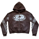 Prestige Big P Zip-Up Hoodie - Brown