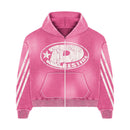 Prestige Big P Zip-Up Hoodie - Pink