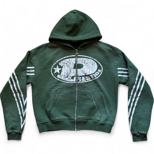 Prestige Big P Zip-Up Hoodie - Green