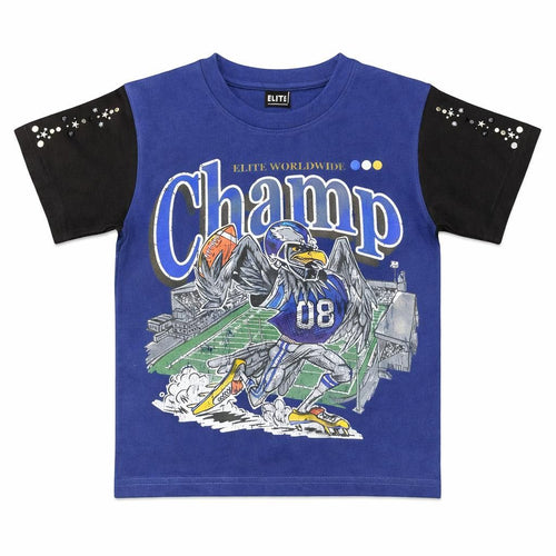 Elite Premium Denim Champ Premium Embellished Kids Tee
