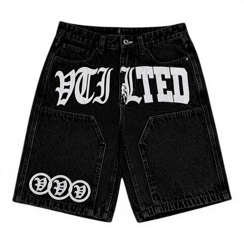 VTILTED Formula Jorts – Black Wash