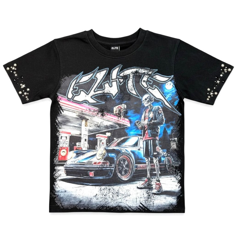 Elite Premium Denim YB Night Premium Embellished Kids Tee
