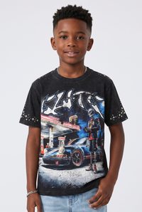 Elite Premium Denim YB Night Premium Embellished Kids Tee