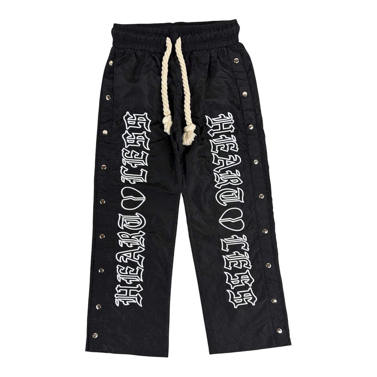 Focus Men's Heartless Nylon Shirt & Snap Pants 2-Piece Set