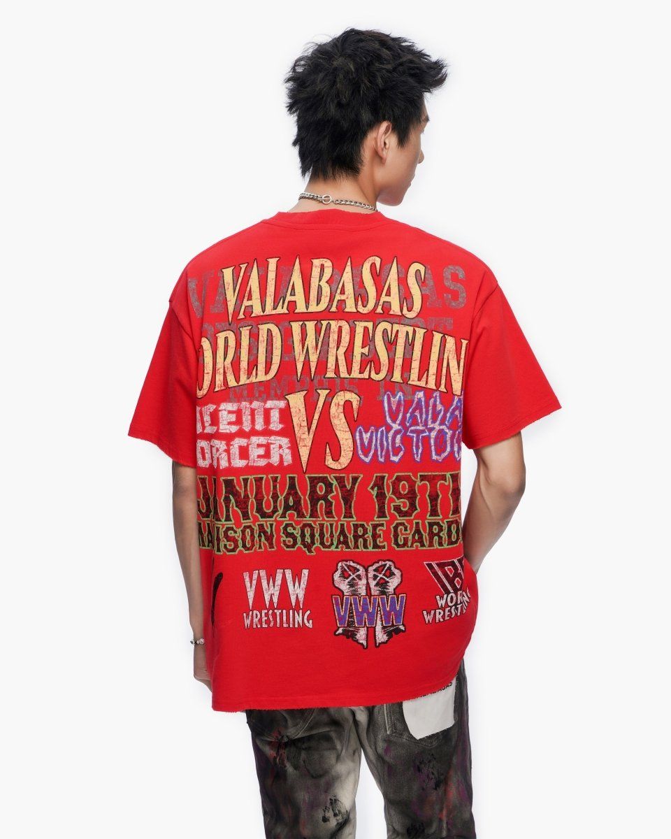 VALABASAS "VWE" Tee – Red