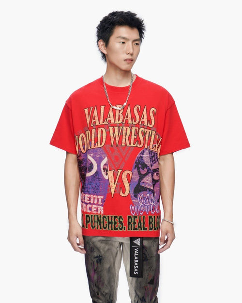 VALABASAS "VWE" Tee – Red