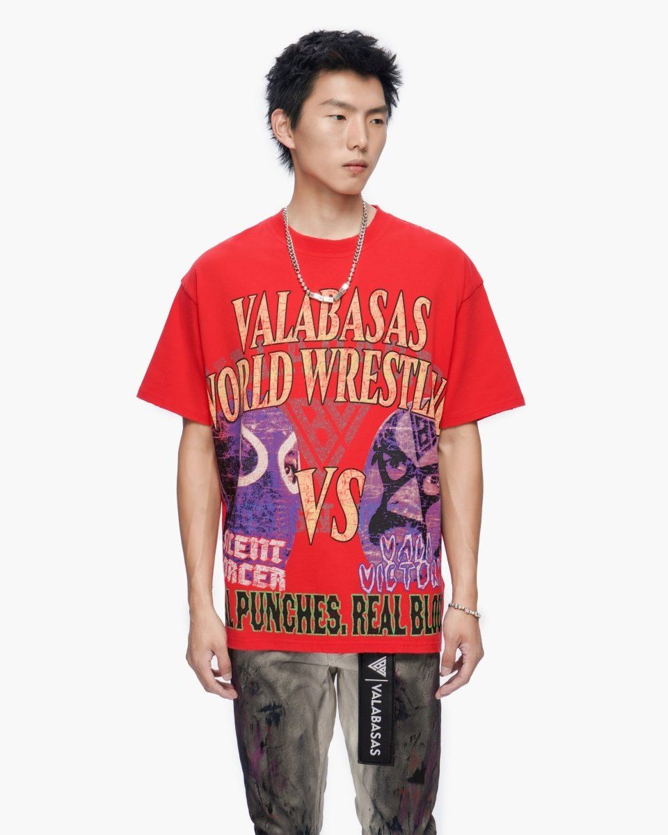 VALABASAS "VWE" Tee – Red