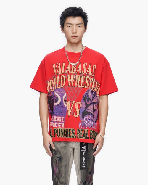 VALABASAS "VWE" Tee – Red