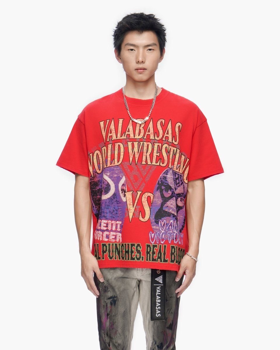 VALABASAS "VWE" Tee – Red