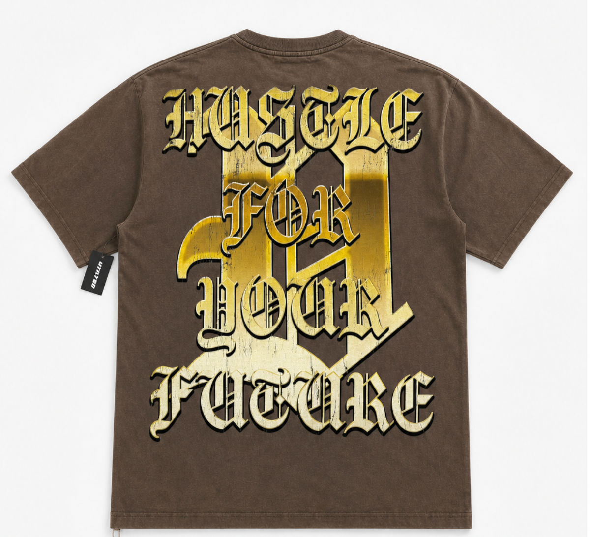 VTILTED “Tropical” Tee – Brown