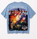 VTILTED “Homerun” Tee – Blue Wash
