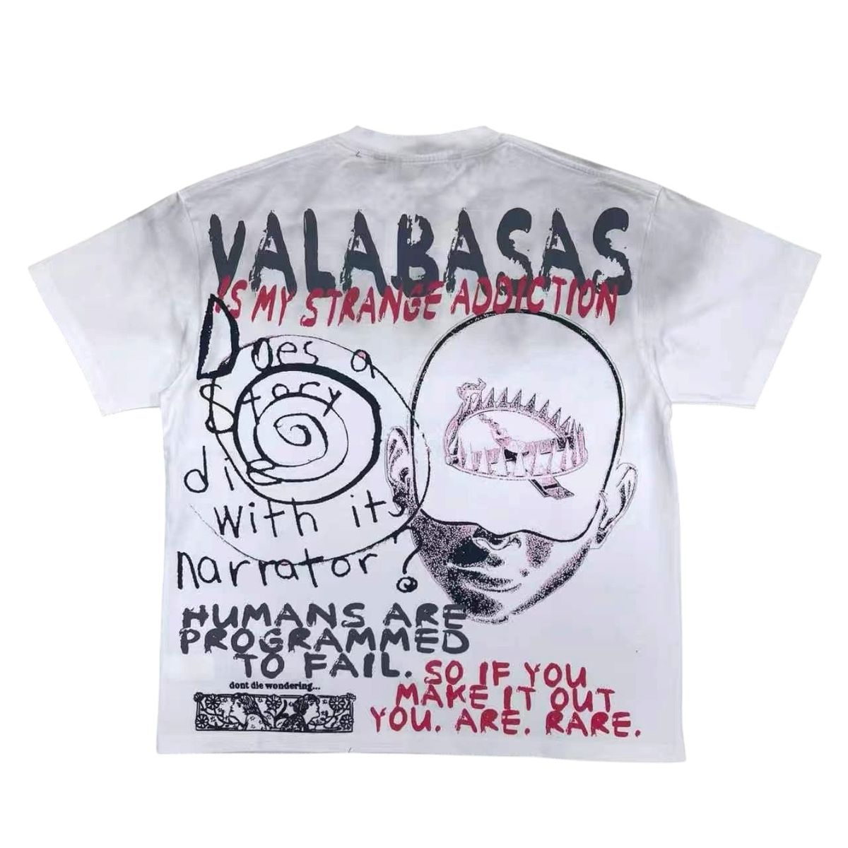 VALABASAS Bystander White Tee in White