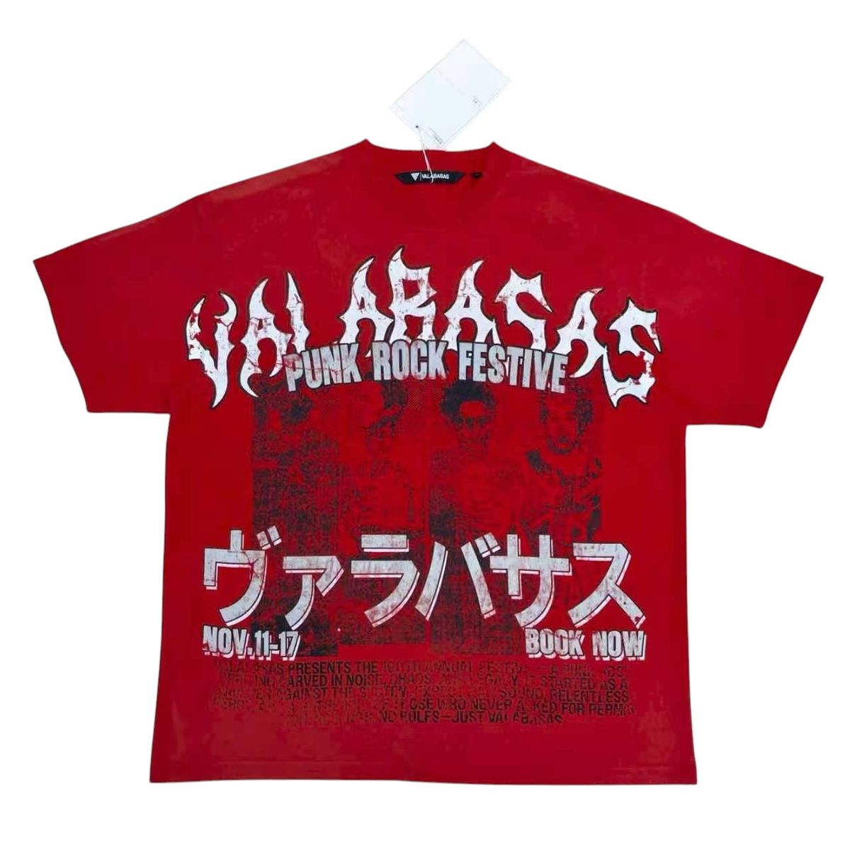 VALABASAS Punk Fest Red Tee