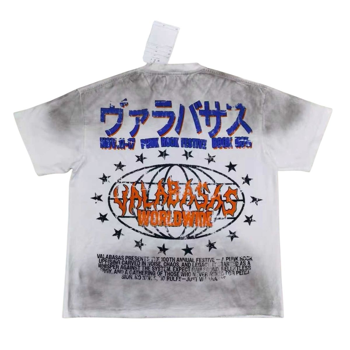 VALABASAS Punk Fest White Tee