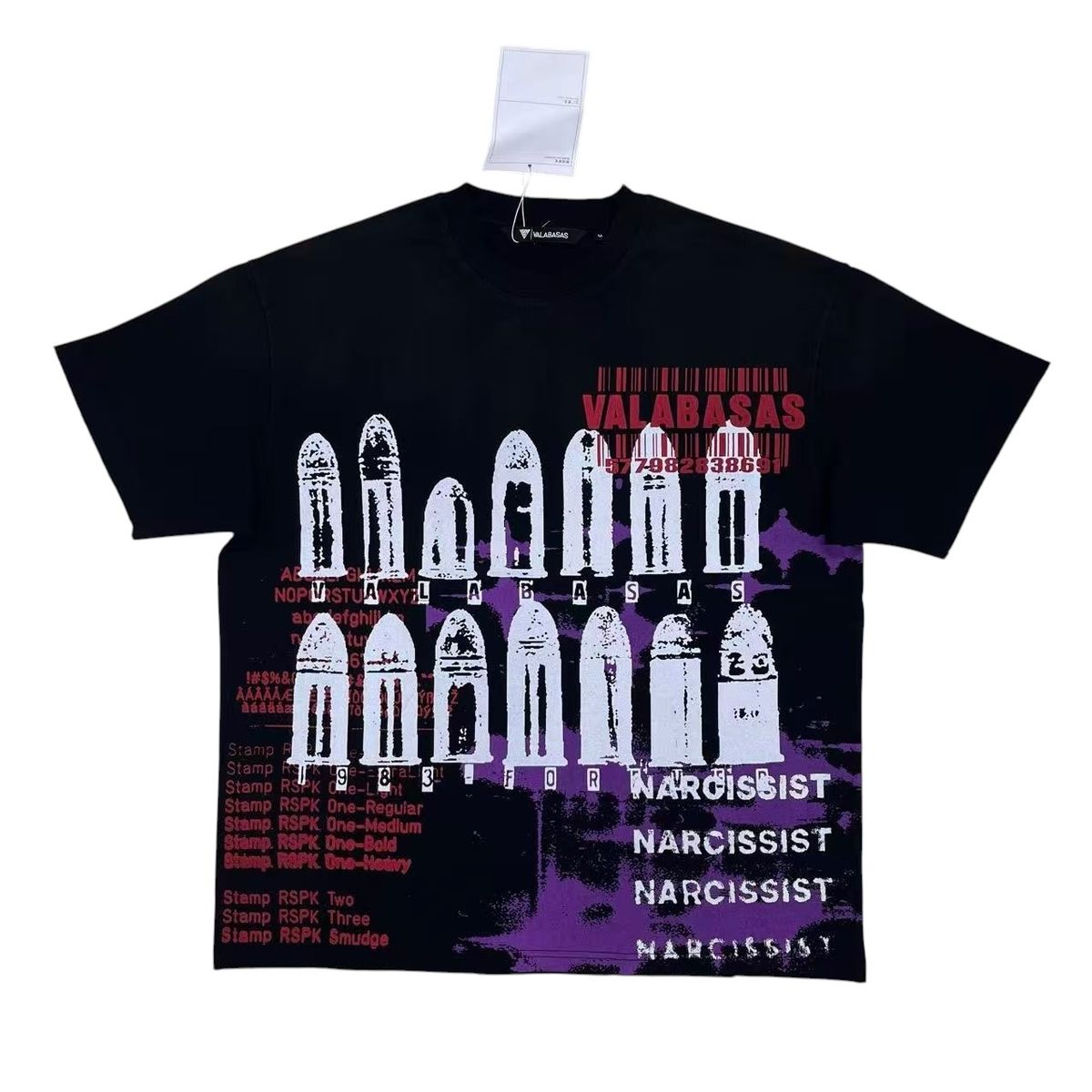 VALABASAS Narcissist Black Tee