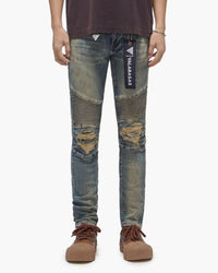 VALABASAS Mr. Biker Vintage Blue Skinny Jeans