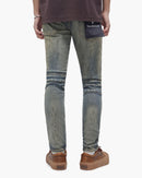 VALABASAS Mr. Biker Vintage Blue Skinny Jeans