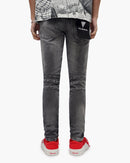 VALABASAS Mr. Biker Grey Skinny Jeans