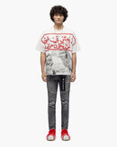 VALABASAS Mr. Biker Grey Skinny Jeans