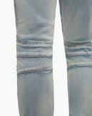 VALABASAS Mr. Biker Light Wash Skinny Jeans