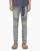 VALABASAS Mr. Biker Light Wash Skinny Jeans