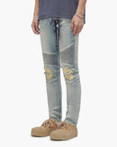 VALABASAS Mr. Biker Light Wash Skinny Jeans