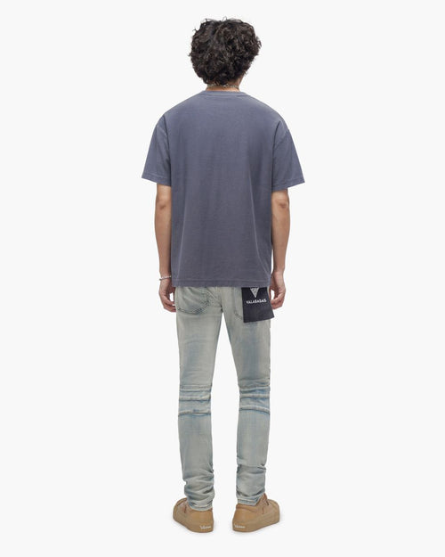 VALABASAS Mr. Biker Light Wash Skinny Jeans