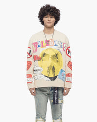 VALABASAS My Name Is Cream Long Sleeve Tee