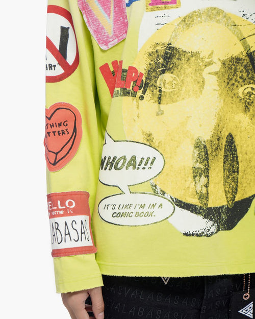 VALABASAS My Name Is Highlighter Long Sleeve Tee