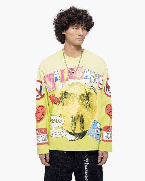 VALABASAS My Name Is Highlighter Long Sleeve Tee