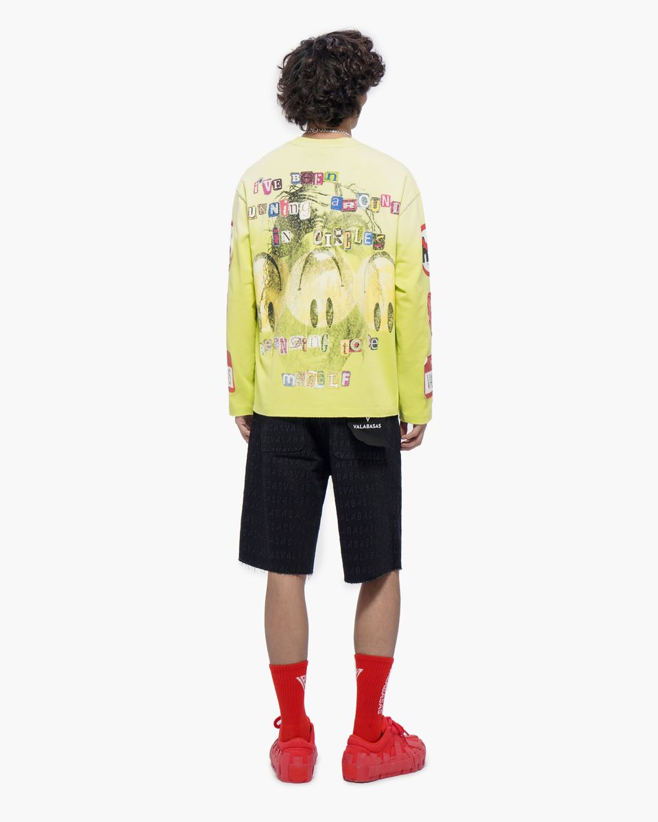 VALABASAS My Name Is Highlighter Long Sleeve Tee