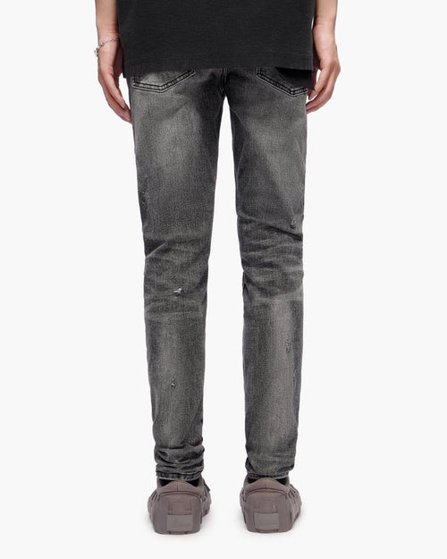 VALABASAS "Ilyas" Grey Wash Skinny Jeans