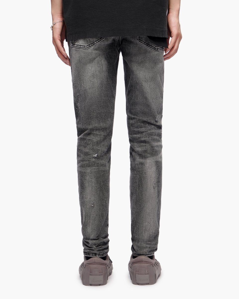 VALABASAS "Ilyas" Grey Wash Skinny Jeans