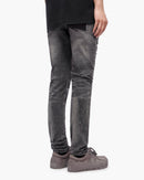 VALABASAS "Ilyas" Grey Wash Skinny Jeans