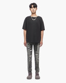 VALABASAS "Ilyas" Grey Wash Skinny Jeans