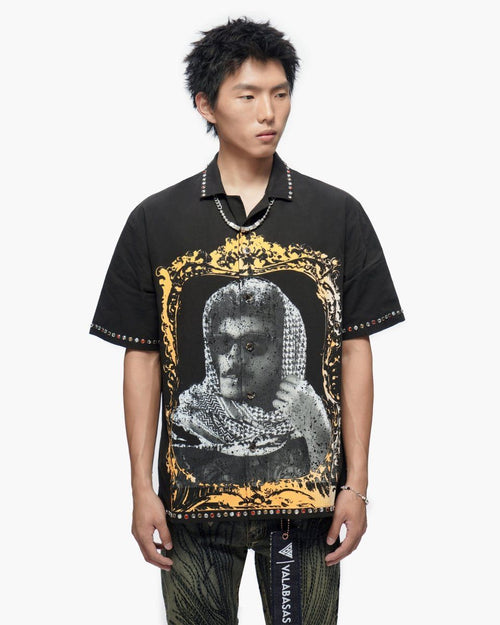 VALABASAS "Framework" Black Button Down Shirt
