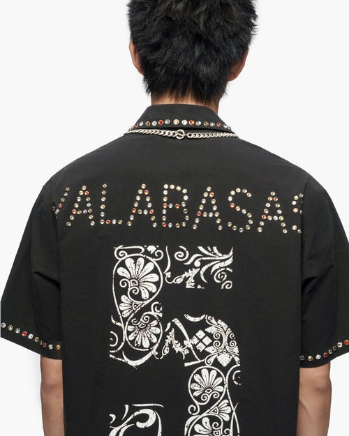 VALABASAS "Framework" Black Button Down Shirt