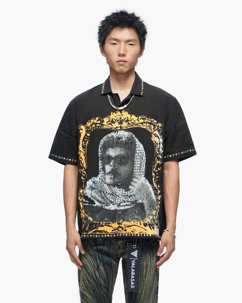 VALABASAS "Framework" Black Button Down Shirt