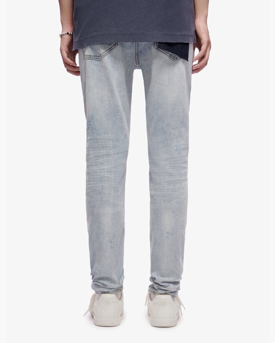 VALABASAS "Ilyas" Light Blue Wash Skinny Jeans