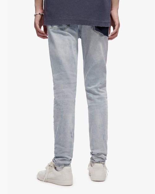 VALABASAS "Ilyas" Light Blue Wash Skinny Jeans