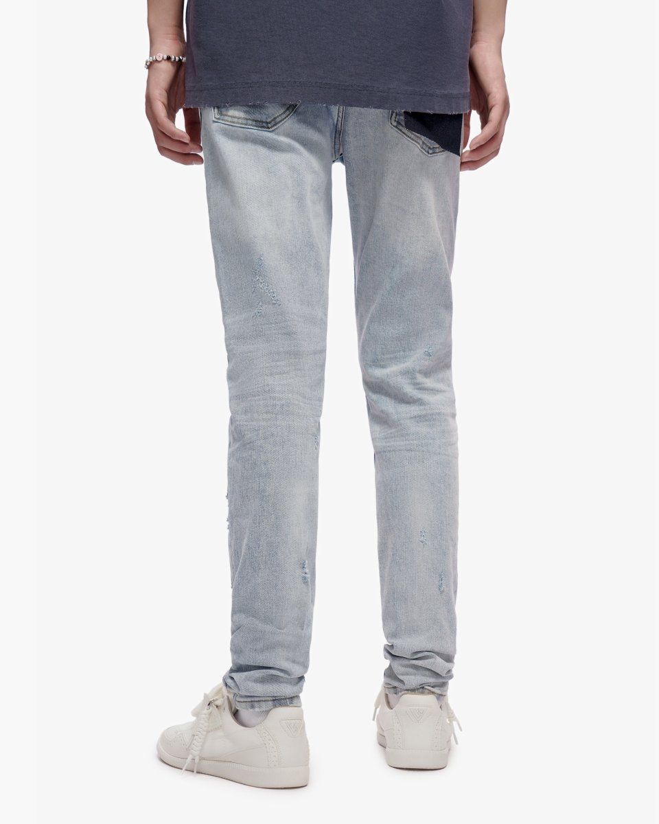 VALABASAS "Ilyas" Light Blue Wash Skinny Jeans