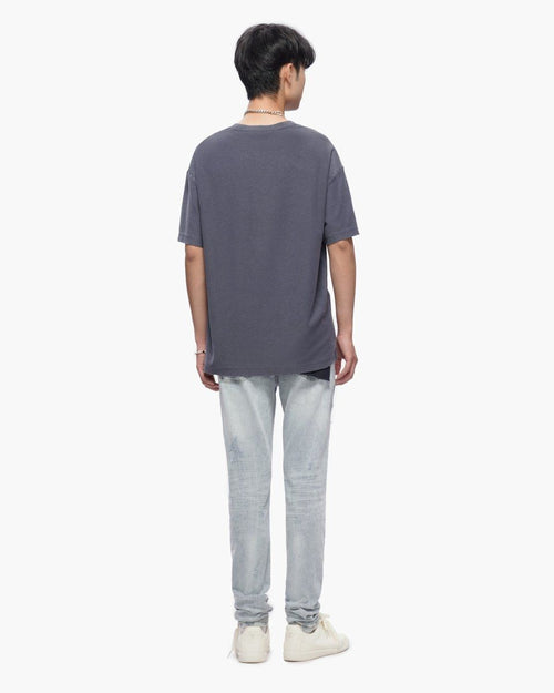 VALABASAS "Ilyas" Light Blue Wash Skinny Jeans