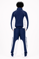 Focus Men's Reign Nylon Tracksuit Set - Navy / White