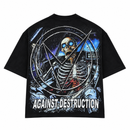 Vtilted Men's Destruction Graphic Tee - Jet Black