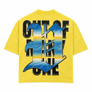 Vtilted Men's Beach Graphic Tee - Yellow