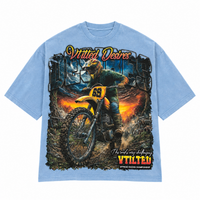 Vtilted Men's Offroad Graphic Tee - Blue Wash