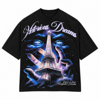 Vtilted Men's Paris Graphic Tee - Jet Black