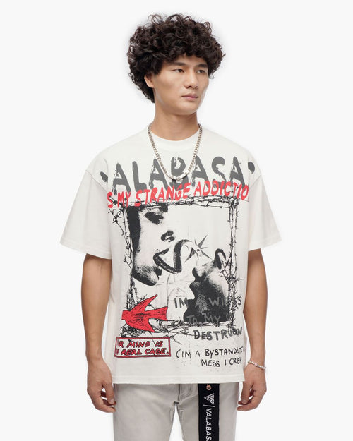 VALABASAS Bystander White Tee in White