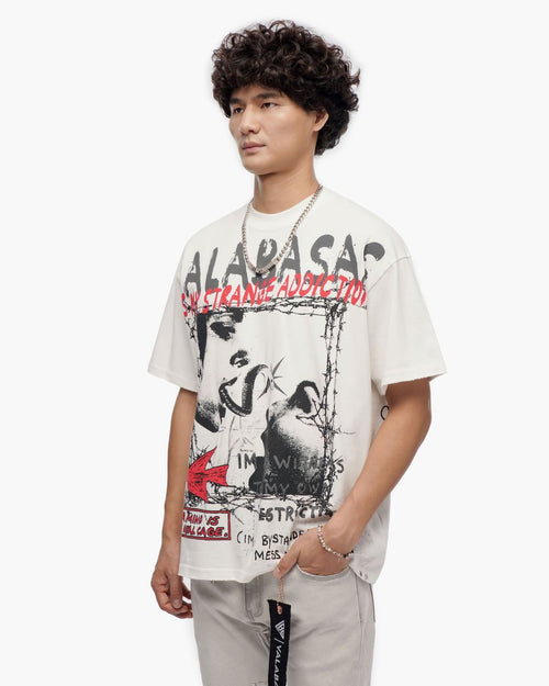 VALABASAS Bystander White Tee in White
